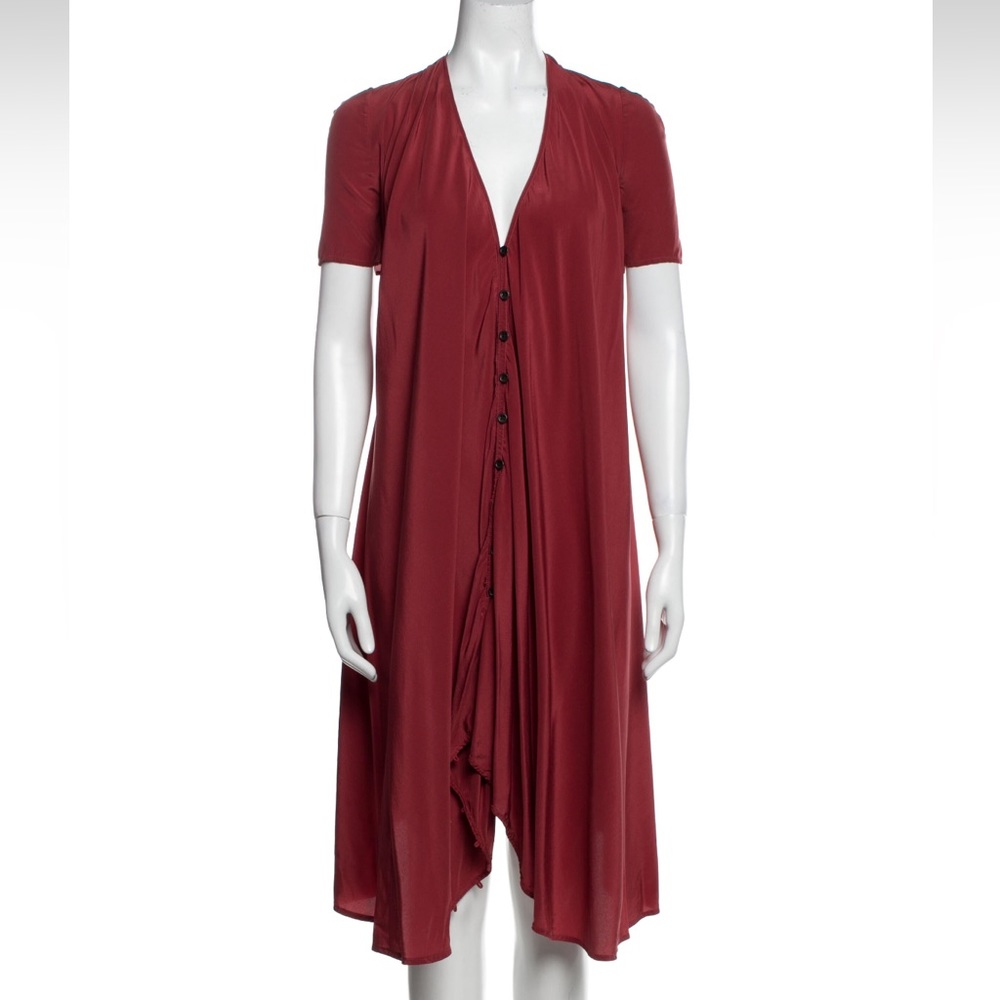 Silk Midi Dress